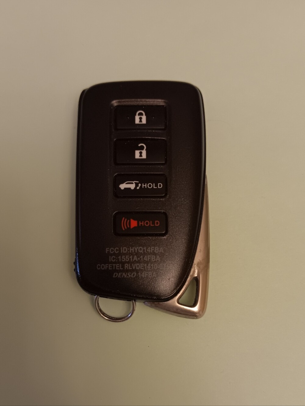 Lexus Nx Car Key Fob Remote with Silver Accent - Replacement Keyless Entry